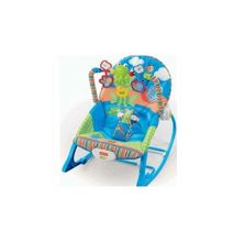 Generic Baby Rocker With Music & Vibrations- Blue