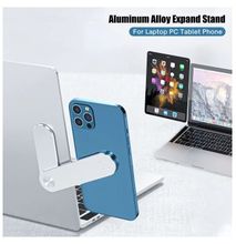 Generic 2 In 1 Magnetic Laptop Side Mount Connect Screen Support Holder Adjustable Stand