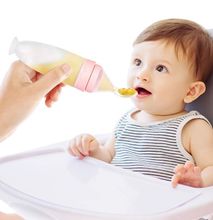 Generic Baby Silicone Squeeze Feeding Bottle