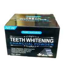 Pure Natural Teeth Whitening Charcoal Powder - 60ml