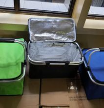 Picnic Bags insulated with Handles 30ltrs Black/Blue& Green