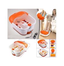 Fashion Orange & White Medium Foot Spa Footbath Massager Footspa
