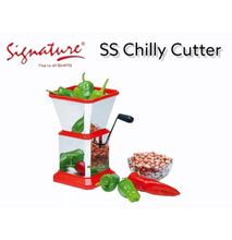 Signature Manual Stainless Steel SS Chilly Cutter