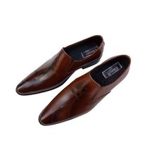 Phoelix Fashion Ethiopian Leather Shoes - Brown