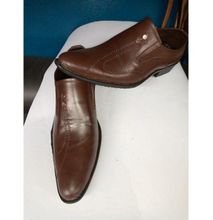 Fashion Official Slip on Shoes - Brown