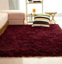 Fluffy Soft And Tender Maroon Carpet