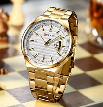 Curren Luxury Wristwatches Stainless Steel- Male