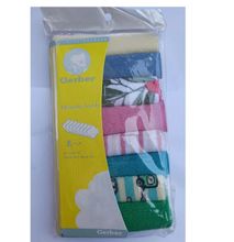 Gerber 8Pcs Assorted Colors Infant Newborn Bath Towel Washcloth