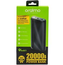 Oraimo 20,000mAh Power Bank -  Black