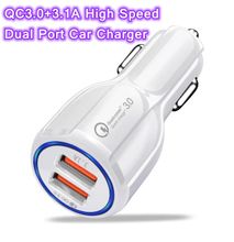 Generic Quick Charge 3.0 + 3.1A Dual USB Port Car Charger Adapter