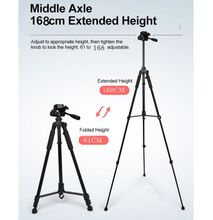 Generic Tripod Stand For Camera/Phone,Up To 168CM