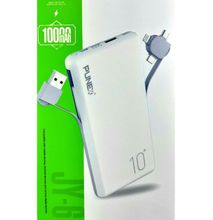 Punex 10,000 MAH With 3 Output Cables Power Bank