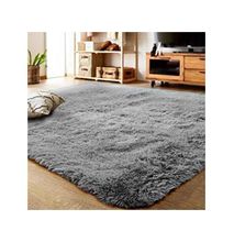 Fluffy Soft Fluffy Carpets 5*8 Grey