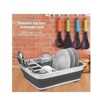 Collapsible Silicone Dish Rack Drainer
