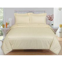 Generic 6x6 Stripped Bedsheets - Cream