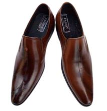 Phoelix Fashions Official Ethiopian Leather Shoes - Brown