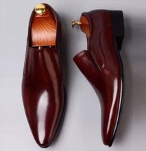 Leather Official Shoes - Brown