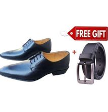 Leather Official Shoes + Free Belt