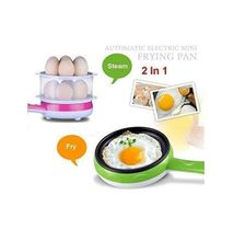 2 In 1 Egg Boiler With Frying Pan And 14 Holes Egg Boiler