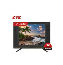 CTC Digital LED TV HD Clear Images AC/DC 19'' Inches