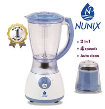 Nunix 2 In 1 Blender With Grinding Machine 1.5L