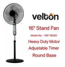 Velton 16 Inch Stand Digital Fan With Remote & Timer