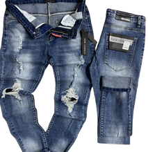 Fashion Denim Jeans Rugged Jeans for Men- 1 piece