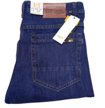 Fashion Denim Jeans Comfortable for Men- blue 1 piece