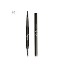 Double eyebrow pencil automatically rotate and smooth eyebrow pencil naturally waterproof and sweat resistant