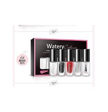 BIOAOUA Coloured water-based stripped nail polish suit naked color of bean paste durable durable waterproof and durable