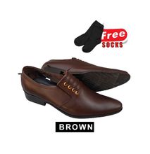 Fashion Brown Official Shoes For Men