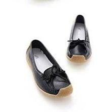 Black casual womens loafers