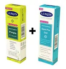 Luron Spot Fix Gel + Pimple Cream Acne Control Dermaclear Breakout