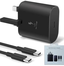 Samsung 25 Watt PD 3.0 Samsung Fast Charger Plug USB C To C Cable For Samsung Phones