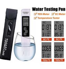 TDS 3in1 Digital Water Quality Tester TDS,EC & Temperature Meter