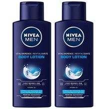 NIVEA MEN Cool Kick Body Lotion For Men - 400ml (Pack Of 2)