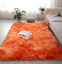Soft Fluffy Patched Carpets 5*8 Orange