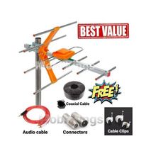 Phelistar Outdoor Digital TV Aerial Antenna + 3 FREE GIFTS