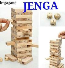 Generic Jenga Wooden Games Toys High Quality
