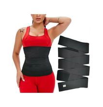 Fashion Bandage Wrap Lumbar Waist Trainer Sweat Sauna Belt Body Shaper Trimmer Snatch Me Up Tummy Fajas Free Size Fat Burning