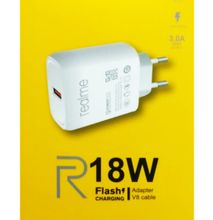 Realme 18w superfast charger with micro usb cable