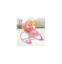 Hu-Baby Infant To-Toddler Portable Baby Rocker -Pink