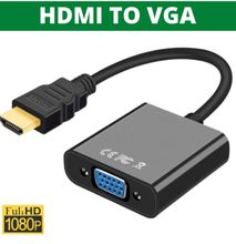 HDMI To VGA Adapter Converter Cable With Audio