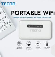 Tecno 300Mbps Multi-Functional Portable WiFi MiFi Router