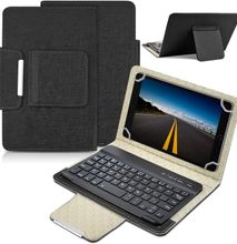 Universal 7 inch Tablet Keyboard Case Travel Portable Leather Sleeve for iOS/Android/Windows