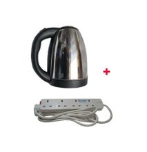 Scarlett Cordless Electric Kettle -2Litres Plus 4 way way extension.