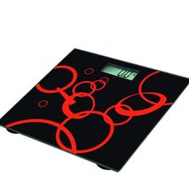 Ramtons Black And Red Bathroom Scale - RM/285
