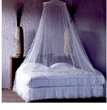 Round Mosquito Net White