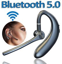 S209 Bluetooth 5.0 Business Anti-Sweat Wireless Ear-Hook Headset with Microphone for Noise Cancelling Hands-Free Driving Calls