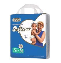 Softcare Gold Baby Diapers - Xtra Large(15-25Kg) - Count 36pcs